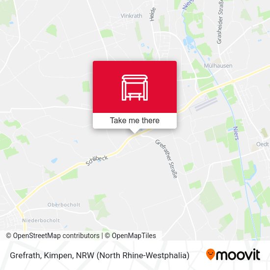 Карта Grefrath, Kimpen