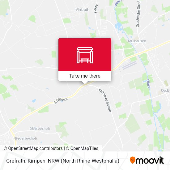 Карта Grefrath, Kimpen