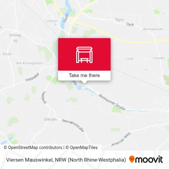 Viersen Mauswinkel map