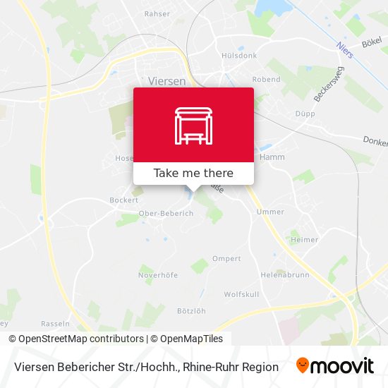 Viersen Bebericher Str./Hochh. map