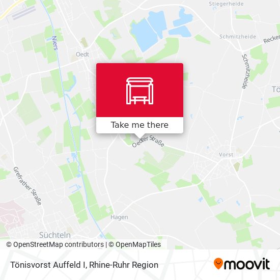 Tönisvorst Auffeld I map