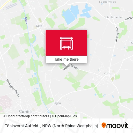 Карта Tönisvorst Auffeld I