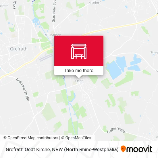 Карта Grefrath Oedt Kirche