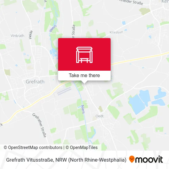 Карта Grefrath Vitusstraße