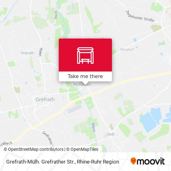 Grefrath-Mülh. Grefrather Str. map