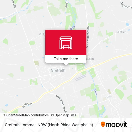 Карта Grefrath Lommet