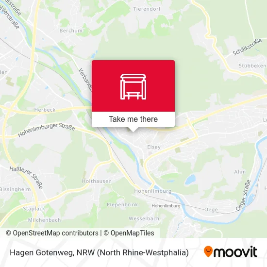 Hagen Gotenweg map