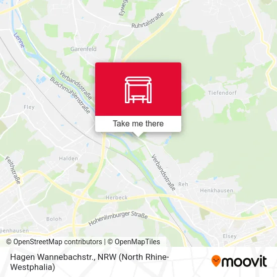 Карта Hagen Wannebachstr.