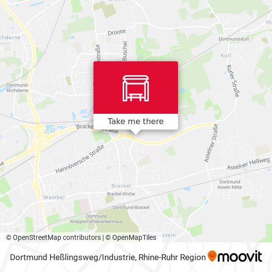 Dortmund Heßlingsweg/Industrie map