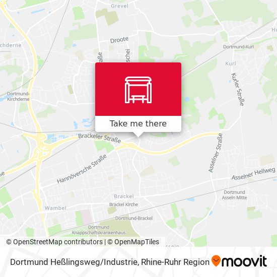 Dortmund Heßlingsweg/Industrie map