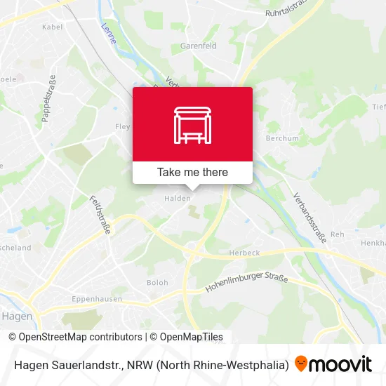Карта Hagen Sauerlandstr.