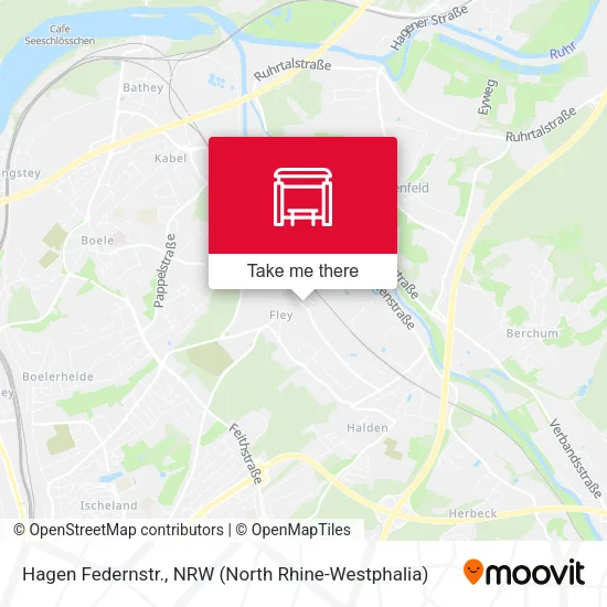 Карта Hagen Federnstr.