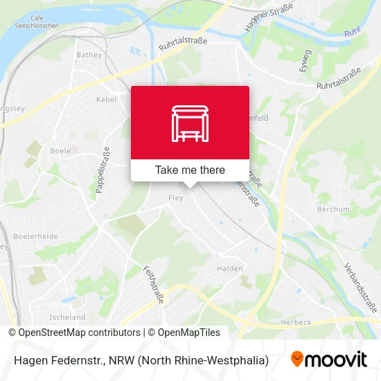 Карта Hagen Federnstr.
