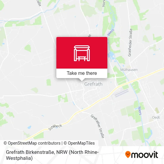 Карта Grefrath Birkenstraße
