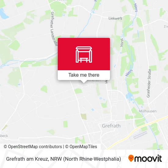 Карта Grefrath am Kreuz