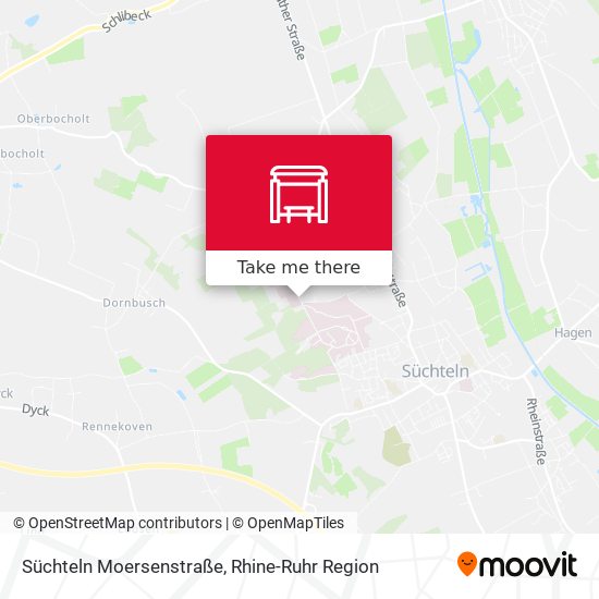Süchteln Moersenstraße map