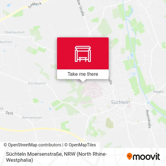 Süchteln Moersenstraße map