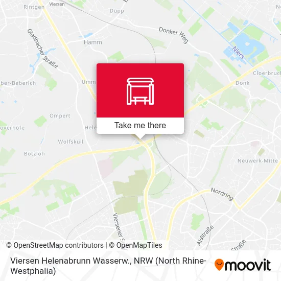 Карта Viersen Helenabrunn Wasserw.