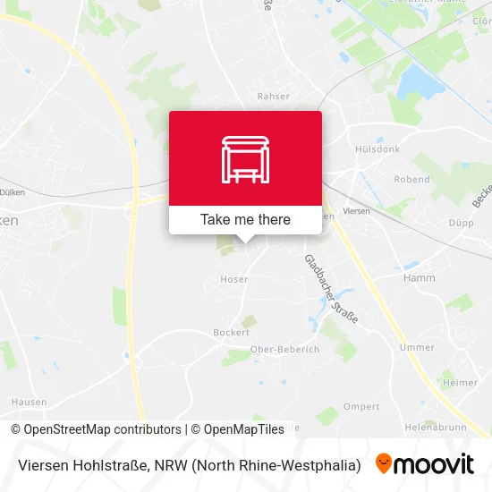 Карта Viersen Hohlstraße