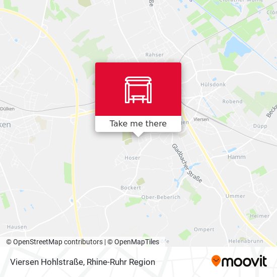 Viersen Hohlstraße map