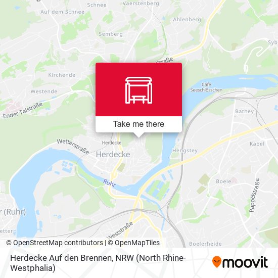 Herdecke Auf den Brennen map
