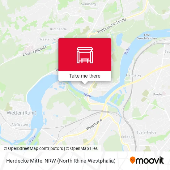 Карта Herdecke Mitte