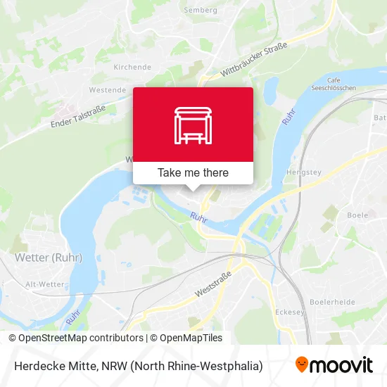 Карта Herdecke Mitte