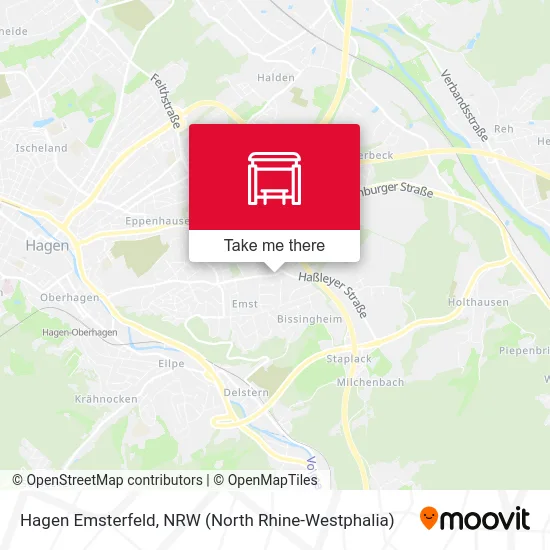 Hagen Emsterfeld map