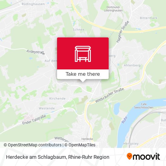 Herdecke am Schlagbaum map