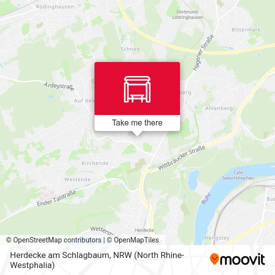 Карта Herdecke am Schlagbaum