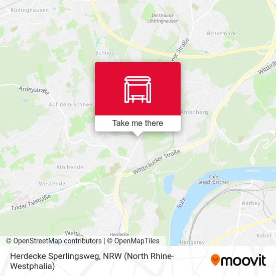 Herdecke Sperlingsweg map