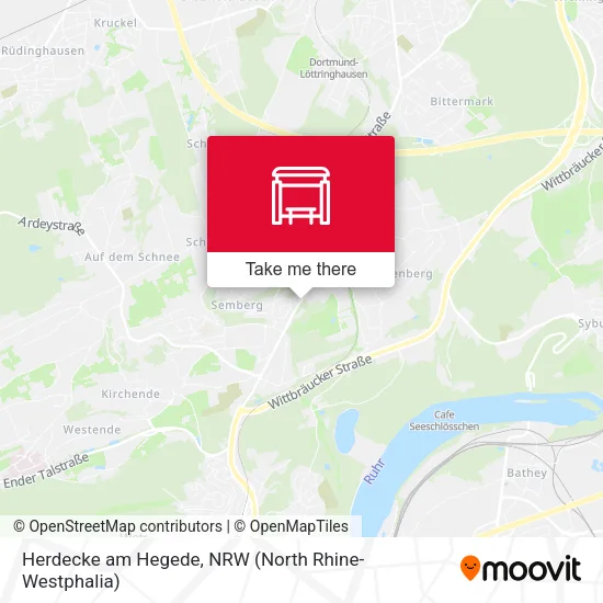 Карта Herdecke am Hegede