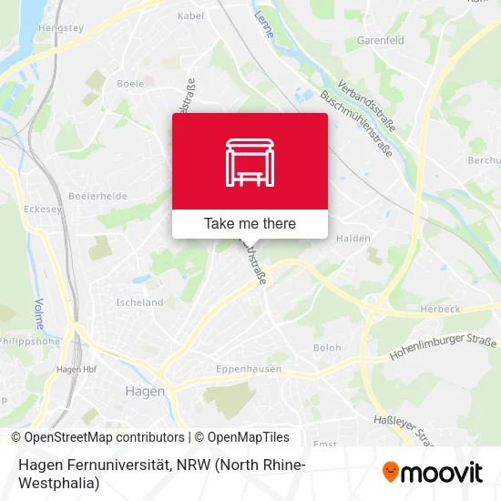 Карта Hagen Fernuniversität
