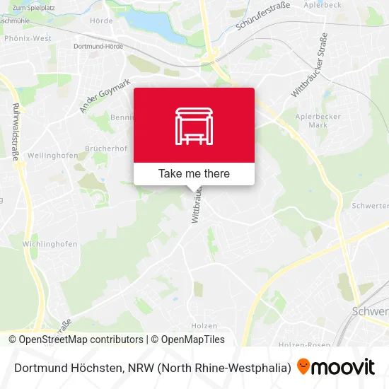 Карта Dortmund Höchsten