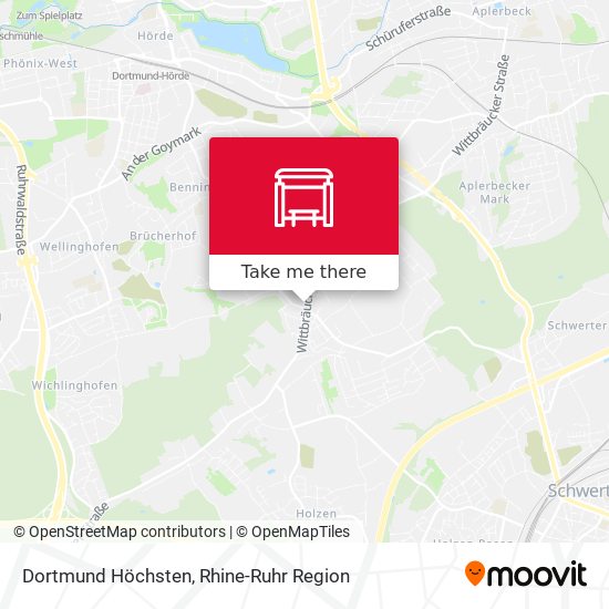 Dortmund Höchsten map