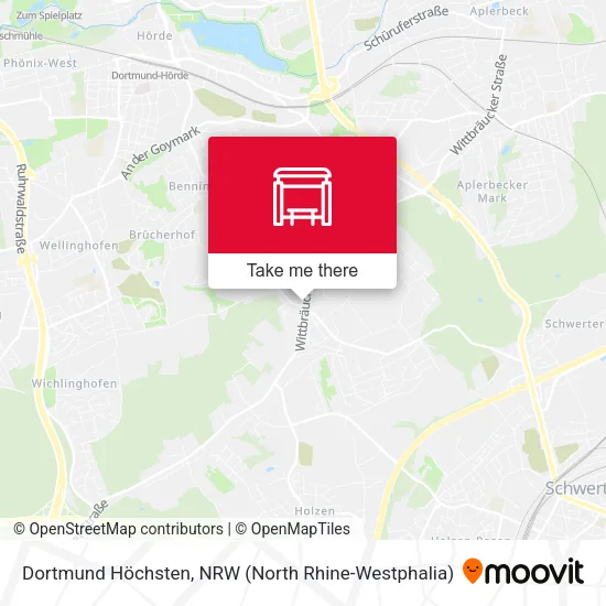 Карта Dortmund Höchsten