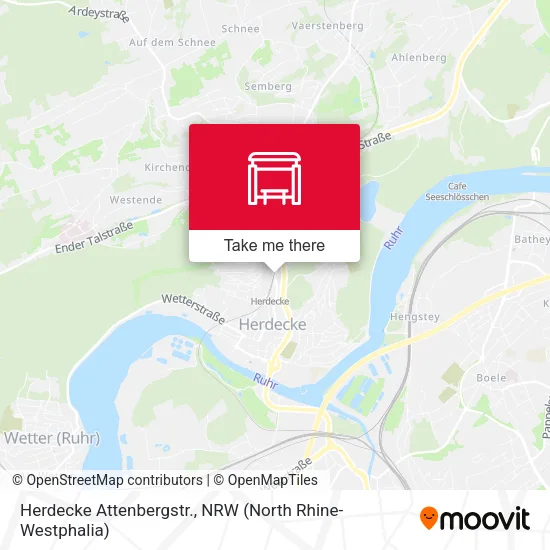 Карта Herdecke Attenbergstr.