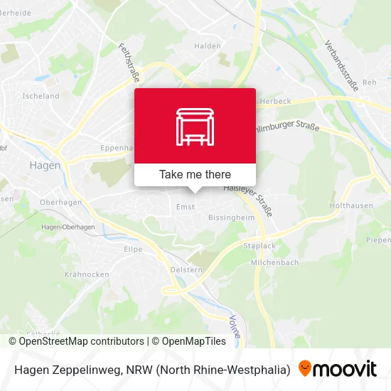 Карта Hagen Zeppelinweg