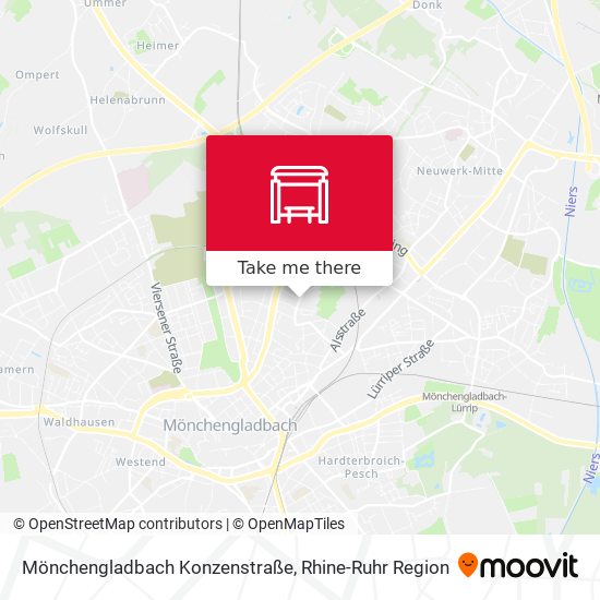 Mönchengladbach Konzenstraße map
