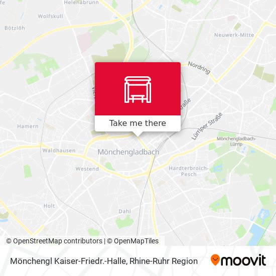 Mönchengl Kaiser-Friedr.-Halle map