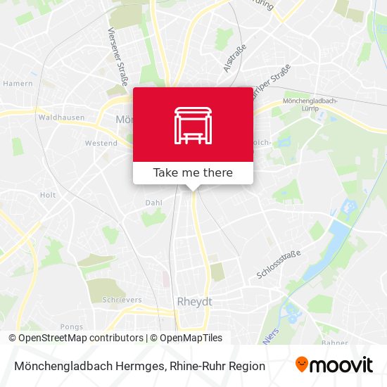 Карта Mönchengladbach Hermges