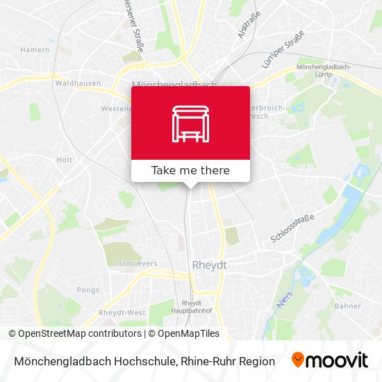 Mönchengladbach Hochschule map