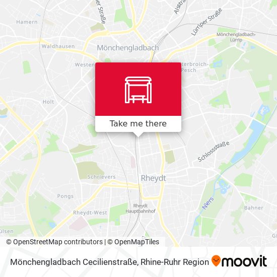 Mönchengladbach Cecilienstraße map