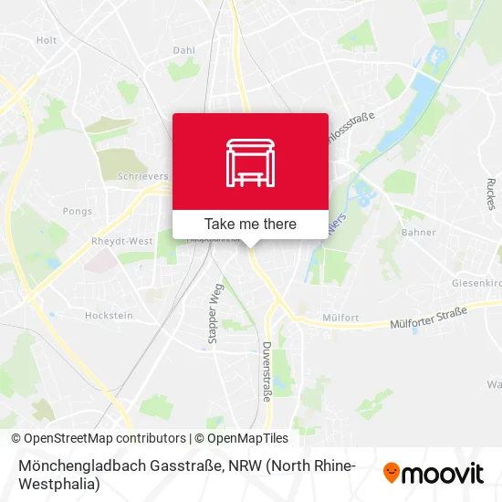 Карта Mönchengladbach Gasstraße