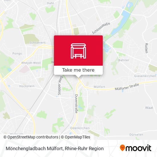 Mönchengladbach Mülfort map