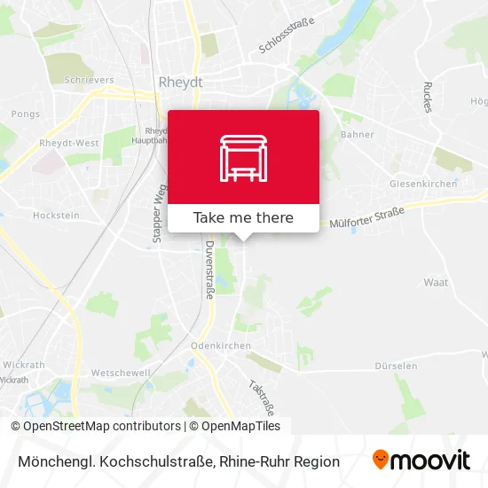 Карта Mönchengl. Kochschulstraße