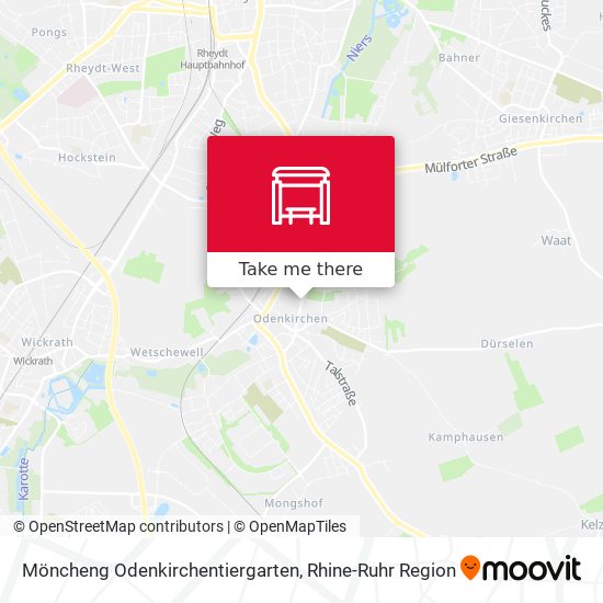 Möncheng Odenkirchentiergarten map