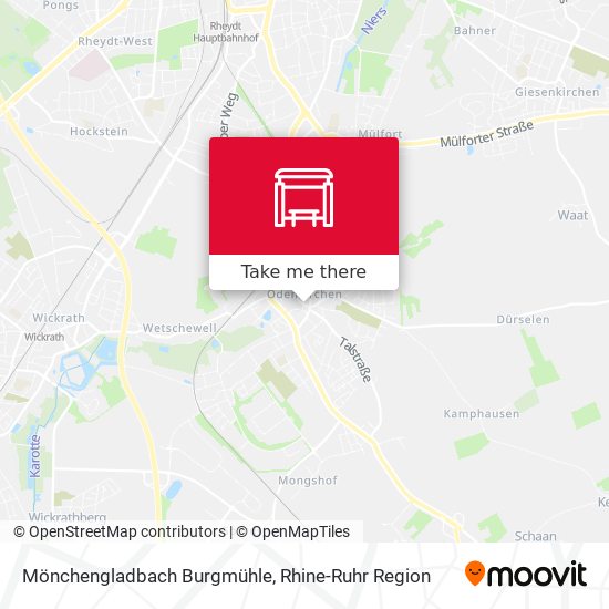 Mönchengladbach Burgmühle map