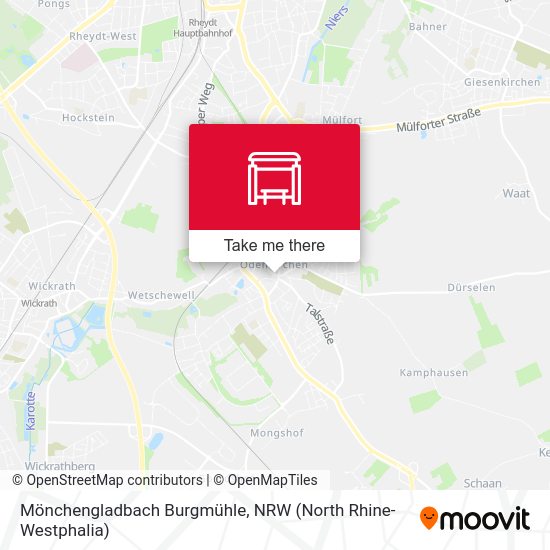 Mönchengladbach Burgmühle map