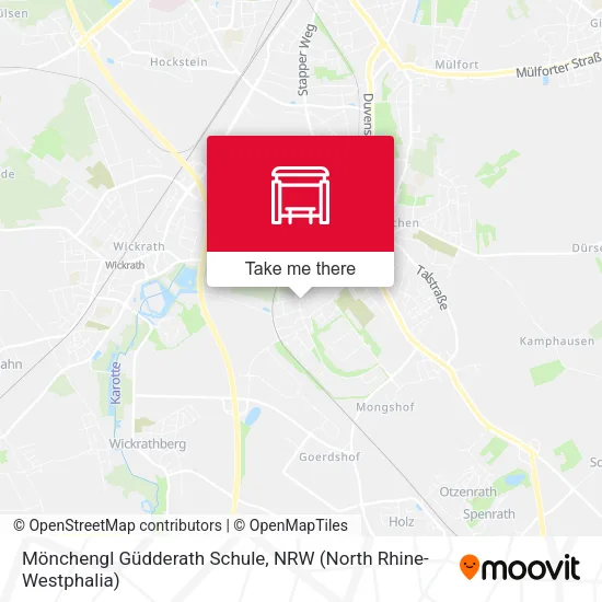 Карта Mönchengl Güdderath Schule